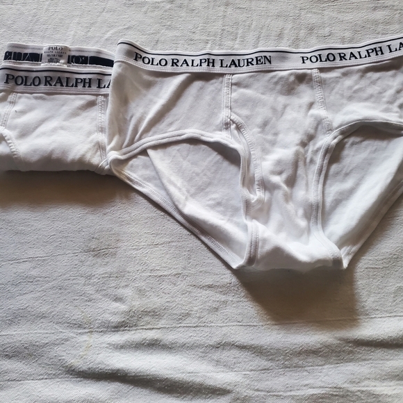 Polo by Ralph Lauren Set of 2 White Sz. 1X Briefs - Picture 5 of 5